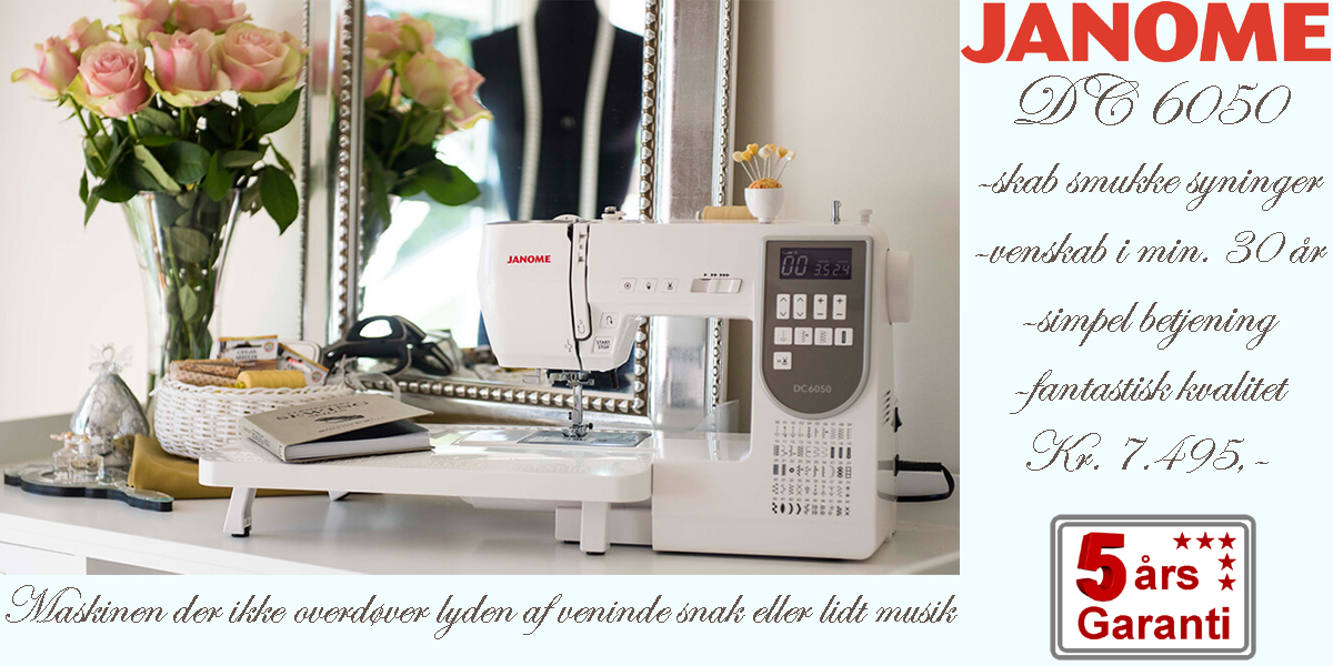 Janome 6050 symaskine